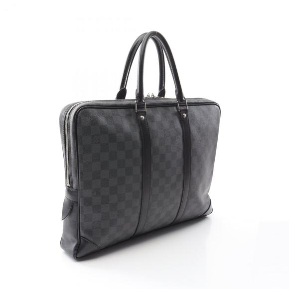 Louis Vuitton Porte-Document Voyage Business Bag, Coated Canvas and Leather with - Picture 2 of 10